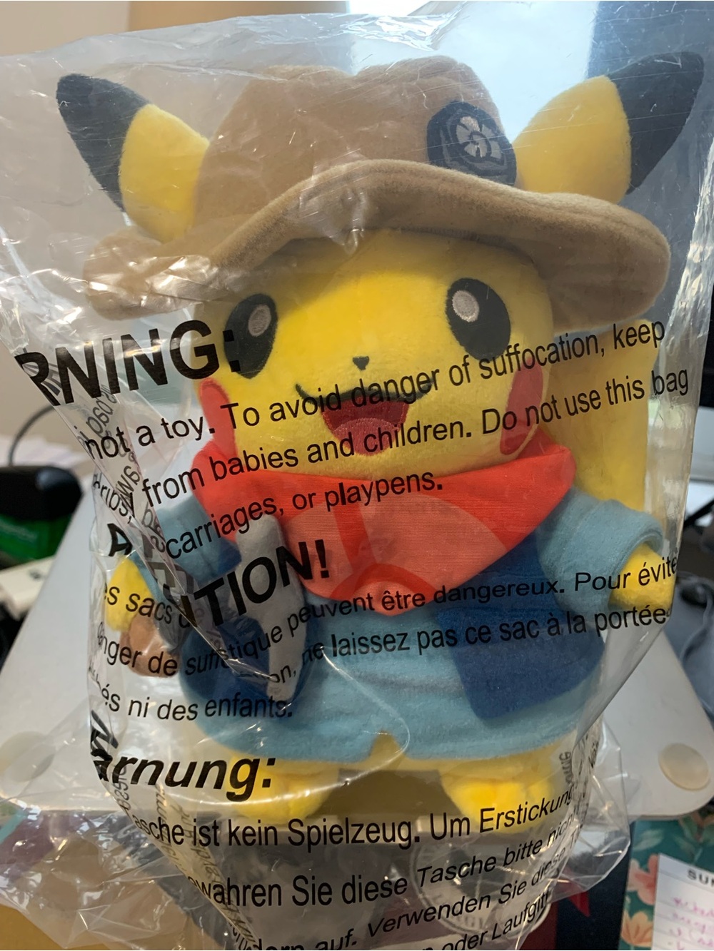 Exclusive Pikachu Excavator Plush Toy - Pokémon and Field Museum Collab